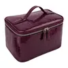 Set de tres piezas de bolsa de maquillaje con patrón de cocodrilo transfronterizo, impermeable, lujo ligero, gran capacidad, alta gama, bolsa de tocador de viaje conveniente