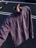 Jaqueta Bombeiro Patchwork Desconstruída Americana Masculina Primavera/Outono Alto Senso de Design Rebelde Cool Caimento Limpo Gola Alta Roupa Exterior