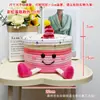 Cesta de Almacenamiento para Pastel de Muñeca Divertida Juguetes para Niños Cesta Tejida de Cuerda de Algodón de Dibujos Animados Caja Organizadora de Bocadillos para Escritorio de Sala de Estar