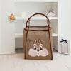 Bolsa de playa impermeable de dibujos animados para natación, fitness, gran capacidad, bolsa de almacenamiento, bolso de mano casual de moda, portátil, de malla, transparente