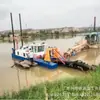 Exportação de Balsa de Sucção para Dragagem, Máquina de Dragagem de Rio, Embarcação de Dragagem de Cais de Rio, Dragador de Roda de Caçambas