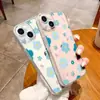 Celebridad de Internet Más Vendido Estilo Fresco Azul Floral Funda para iPhone 18 Pro a Prueba de Golpes Apple 17 Transparente TPU Suave