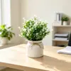 Nuevo Cordón de Cáñamo Lavanda de 31 Hilos Adorno para Planta en Maceta Decoración de Atmósfera para Restaurante Bar Flor Artificial Planta Verde Bonsái Decoración de Escritorio