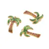 Nuevos 18k Árbol de Coco Dibujo Animado Lindo Moda Moda DIY Joyería Accesorios Pendientes Colgante Accesorios de Colgante