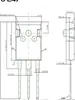 Radiador de aluminio para transistor de efecto de campo de alta potencia de 4 transistores tipo F2 TO-247 disipador de calor de aleación de aluminio para tubo MOS