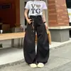 Pantalones de guadaña de nuevo estilo con un ambiente americano de alta gama, geniales, marca moderna unisex, jeans de guadaña casual de corte holgado