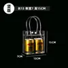 Fábrica de bolsa de mão transparente em PVC fornecimento direto presente presente presente presente embalagem de milk tea bolsa de mão plástica à prova d'água