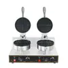 Máquina para Hacer Panqueques y Gofres Pequeña de Doble Cara del Fabricante, Panqueques Finos, Multifuncional, Grande Comercial, Profundizada, Puesto de Panqueques Eléctrico para el Hogar
