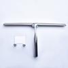 Limpador de manchas com gancho, limpador de vidros em liga de zinco, raspador de silicone, limpador de vidros em aço inoxidável.