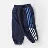 Pantalones Deportivos de Forro Polar para Niños para Otoño e Invierno, Ropa Nueva para Niños, Pantalones de Chándal para Niños Pequeños, Moda de Otoño para Niños