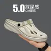 Pantuflas Personalizadas para Verano Nueva Ropa Exterior para Hombre Sandalias Casuales para Conducir y Playa con Sensación de Caca Zuecos Antideslizantes para Hombre