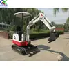 Mini Escavadeira de Construção com Esteiras, Escavadeira Hidráulica para Valas em Fazendas, Mini Escavadeira para Manutenção de Estradas