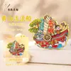 Imanes de Metal Personalizados para Refrigerador, Imanes Culturales y Creativos de Atracciones Turísticas para Refrigerador, Imanes de Alta Gama al por Mayor para Refrigerador de Beijing, Imanes de Ciudades Chinas