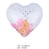 Día de la Madre Globo de Película de Aluminio en Forma de Corazón de 17 Pulgadas Amor Boda Corazón Decoración de Fiesta Concesionaria Globo de Papel de Aluminio