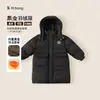 Youbao Roupas Infantis Jaqueta Acolchoada com Capuz para Meninas Roupas Infantis Jaqueta Longa Acolchoada Dourada Preta para Meninos Novo Estilo de Inverno