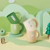Nuevo Vaso para Enjuague Bucal de Pareja con Asa Grande Color Sólido Vaso para Lavado Doméstico Vaso de Plástico Vaso para Agua Dormitorio de Estudiantes Vaso para Cepillo
