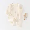 Mameluco de mariposa antibacteriano ultrablando de 10A para bebé, mameluco de algodón puro para recién nacido, traje de una pieza para gatear para recién nacido de todas las estaciones, clase A