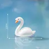 Figura de Cisne Miniatura para Paisaje Micro, Accesorios Creativos de Decoración DIY para Paisajismo con Piedras de Jardín, Adorno Pequeño