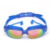 Amazon Popular Adulto Electrochapado Marco Grande Gafas de Natación de Alta Definición Antivaho Gafas de Natación Equipo de Entrenamiento de Natación Venta al por Mayor