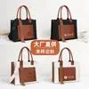 Maletín Portátil, Bolsa para Exposiciones, Bolsa de Lona, Logo Personalizado, Bolso Tote Cruzado, Bolsa para Conferencias de Compras, Bolsa de Regalo al por Mayor