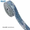 Borde con Ganchillo Lentejuela Corte Recto Mezclilla Cinta de Tejido DIY Accesorios para la Cabeza Cinta de Lazo Accesorios para Ropa Cinturón de Tela de Mezclilla