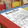 10 hojas/paquete de pósters para colorear, nuevo libro para colorear y de buscar figuras transfronterizo divertido, papel para dibujar educativo de ocio con garabatos hechos a mano