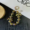 Lanyard de Cristal con Lazo para Teléfono Móvil Pulsera de Muñeca Portátil Llavero con Cuentas Accesorios para Colgar en Bolso