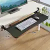Bandeja para teclado para escritorio de computadora, bandeja extensible para teclado y mouse, tablero de extensión de escritorio, escritorio para juegos con longitud extendida