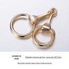 Fivela de lenço de seda pequena fivela de lenço quadrado broche de cristal de pérola anel único cruz feminina all-match moda criativa nova marca