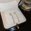 Pendientes de plata retro con circonita para mujer, moda de alta gama, nicho, exagerados, nuevos pendientes, fábrica mayorista, personalización