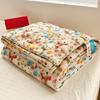 Colcha de Verão de Seda Fresca Colcha de Ar Condicionado Sorvete Verão Infantil Jardim de Infância Colcha de Seda Gelo Solteiro Lavável Colcha de Verão