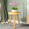 Soporte para plantas en maceta con patas de madera maciza para uso en interiores, adecuado para plantas verdes, plantas colgantes, suculentas y bonsáis en balcones y ventanales