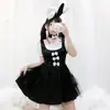 Disfraz de Conejita Sexy para Adulto de Halloween Falda Esponjosa Disfraz para Discoteca Bar DS Escenario Actuación Navideña