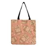 Atacado do Fabricante Bolsa de Ombro com Estampa Fofa de Preguiça Nova Bolsa de Mão Criativa Pode Imprimir Logo Bolsa Tote da Moda