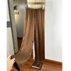 Calça Feminina de Seda Amoníaco de Cobre Perna Larga Estreita Verão Fina Caída Cordão Calça Reta com Cintura de Tiras Calça Casual Calça Longa