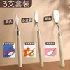 [Novatos Ganham Desconto Instantâneo de 5 Yuan em um Conjunto de Cinco Peças] Raspador de Arte, Espátula para Paleta de Tinta Pastel a Óleo para Acrílico Gouache