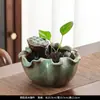 Fuente de Agua Circulante Cerámica China Feng Shui Entrada Sala de Estar Oficina Escritorio Mueble de TV Regalo de Inauguración Otro