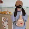 Bolso Cruzado de Hombro de Lana de Cordero Nuevo Otoño e Invierno Transfronterizo Gato Lindo Dibujo Animado Versátil Versión Coreana Ins Bolso de Pecho para Niños