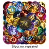 50 Pegatinas de Graffiti de Habilidad Juego Rey de la Gloria Creativo Guka Decoración de Cuaderno Taza de Agua Teléfono Móvil Pegatinas para Computadora
