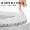 Cubierta Desechable para Asiento de Inodoro de Tela No Tejida para Viajes, Viajes de Negocios, Cubiertas de Inodoro de Hotel, Cubiertas de Asiento de Inodoro para el Hogar, Portátil y Engrosada