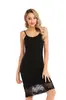 Amazon Aliexpress Primavera/Verão 2026 Novo Roupa de Casa Costas Nuas Alça Ajuste Slim Vestido Sexy Atacado