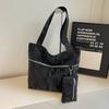Bolso de Mano Casual Retro Estilo Japonés Bolso de Hombro de Gran Capacidad Popular en Internet a la Moda para Mujer Bolso para Comercio Exterior Transfronterizo Cabello