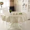 Toalha de mesa redonda, toalha de mesa lavável para sala de jantar, toalha de mesa para mesa de centro, à prova d'água, à prova de óleo, hotel, restaurante, anti-PVC, toalha de mesa quadrada para sala de jantar