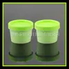 50ml Frasco de Creme de Limpeza Verde Frasco de Creme Frasco de Pó para Máscara Caixa de Pasta Caixa de Gesso para Máscara Capilar Frasco de Barril Reto PP