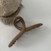 Pinza para el cabello grande de 13 cm con textura esmerilada que combina con todo, accesorios para el cabello, pinza para el cabello simple y práctica, pinza de agarre, pinza de tiburón