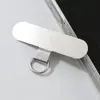 Gaxeta de aço inoxidável para celular decoração pendente para celular peça de conexão patch de alça de celular clipe de metal anti-perda