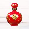Potes de Vinho de Peônia 2,5kg 5kg, Recipientes de Vinho Selados, Garrafas de Vinho de Cerâmica Huanglong, Venda Direta do Fabricante, Especializados para Armazenamento de Vinho a Longo Prazo