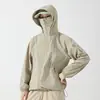 Nueva Ropa de Protección Solar para Exteriores Estilo Montaña para Mujer, Ropa de Protección Solar con Capucha Fresca y Resistente a los Rayos UV, Ropa Ligera y Transpirable para la Piel de Pareja