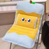 Nuevo Cojín de Asiento Integrado con Soporte Lumbar Engrosado para Oficina, Asientos Largos, Cojín de Asiento de Coche de Invierno con Soporte Lumbar