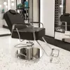 Cadeira de barbeiro salão de cabeleireiro banqueta para corte de cabelo salão de beleza área de permanente e coloração assento elevatório cadeira de salão de beleza